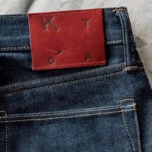 NWOT - Hiroshi Kato - The Hammer Straight Natural Slub Indigo - Raw - Waist 34